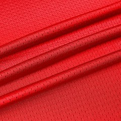 Blank Football Jersey,90s Hip Hop Sports Mesh Practice Plain X-Large Red