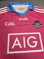 GAA O’Neills Dublin GAA Pink Jersey T-Shirt Size 14
