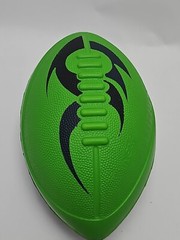 Nerf Football Turbo Jr 1996 8.5″ long Vintage Tonka HTF Green Blue Rare Vintage