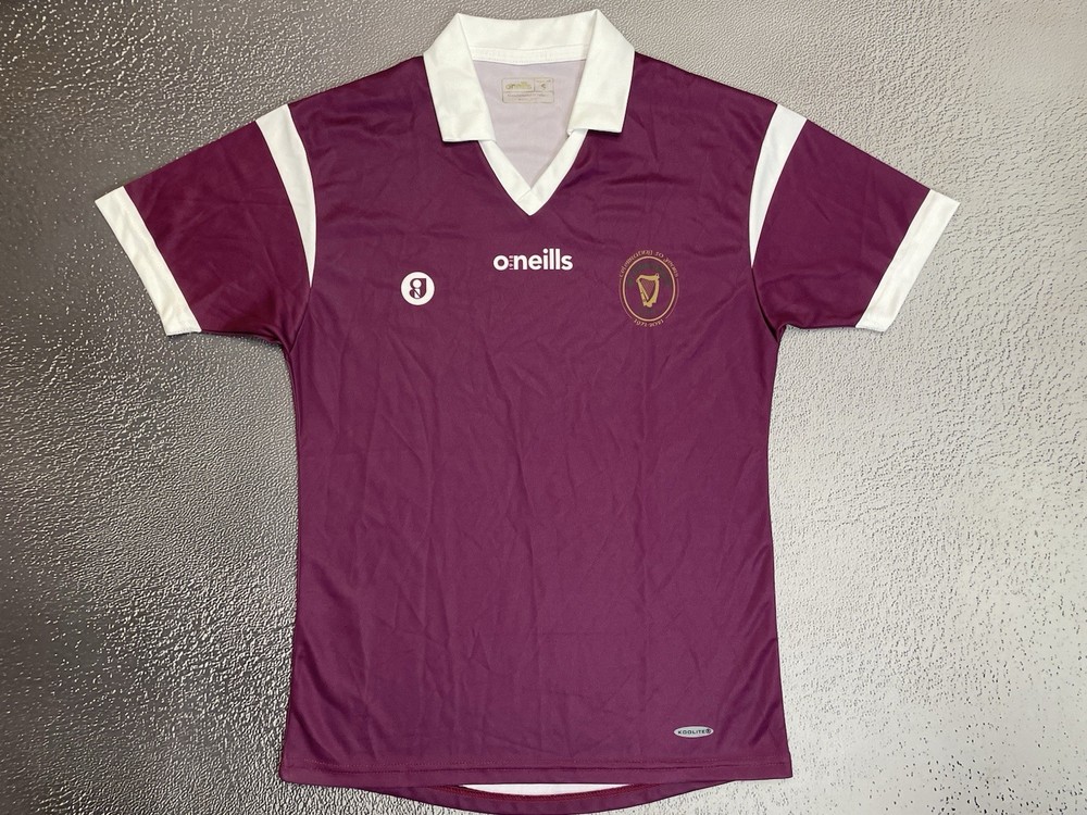 GAA O’Neills Wine Red Galway Jersey Size Small