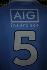 4.5/5 Dublin GAA adults M #5 gaelic football shirt jersey