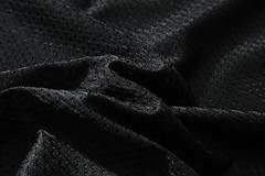 YWIES Blank Football Jersey Mesh Athletic Football Shirt Practice Medium Black