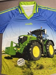 New O’Neills Men’s Green Machine!! Ploughing Jersey Multi Size XL