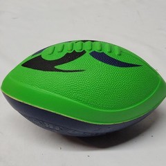 vtg 1996 Nerf Football Turbo Jr 8.5″ Foam Tonka HTF Green Blue Rare