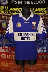 4.5/5 LAOIS GAA adults M 1997 ultra rare gaelic football shirt jersey