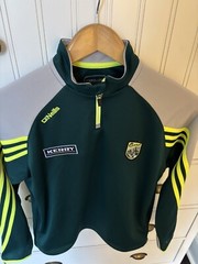 Ciarrai Kerry GAA O’Neills 1/4 Zip Sweatshirt Longsleeve Jersey Size Age 13/14