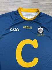 Cork 1916 2016 GAA Gaelic Football Jersey ShIrt Blue O’Neills Size L