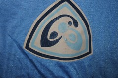 4/5 Retro GAA adults 44″ #17 aidan dowd plumbing 1990s gaelic football shirt