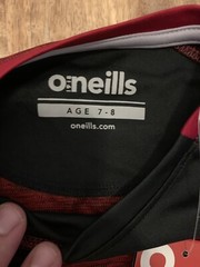 Galway GAA Gaelic Football Jersey O’Neills Youth Size 7-8yrs BNWT