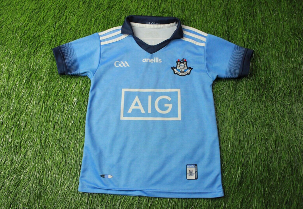 DUBLIN GAA GAELIC IRELAND SOCCER SHIRT JERSEY O’NEILLS ORIGINAL YOUNG 9-10 YRS