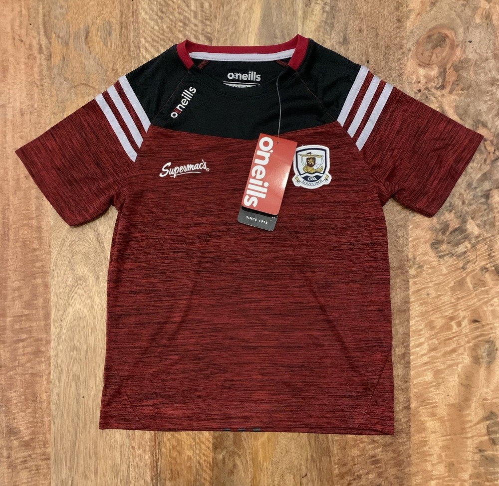 Galway GAA Gaelic Football Jersey O’Neills Youth Size 7-8yrs BNWT