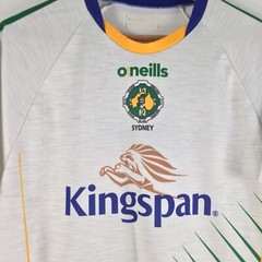 Oneills ireland hurling Sydney australia jersey mens size L slim white 103122