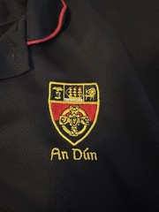 Vintage An Dun GAA Football Soccer Polo Gaelic Gear Shirt Jersey