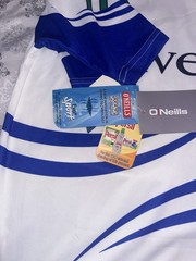 100% Authentic GAA Monaghan Football Gaelic Jersey Fits Men’s Small New w Tags