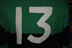 4/5 Retro GAA adults 44″ #13 silver tankard 1990s gaelic football shirt