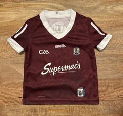 Galway GAA Gaelic Football Jersey O’Neills Youth Size 3-4yrs