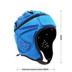 Futbol Goalie Helmet Lightweight Padded Head Guard Breathable for Rugby, Kids