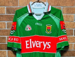 MAYO GAA MAIGH EO EIRE 2003/2004 SHIRT JERSEY O`NEILLS GAELIC SIZE S GREEN