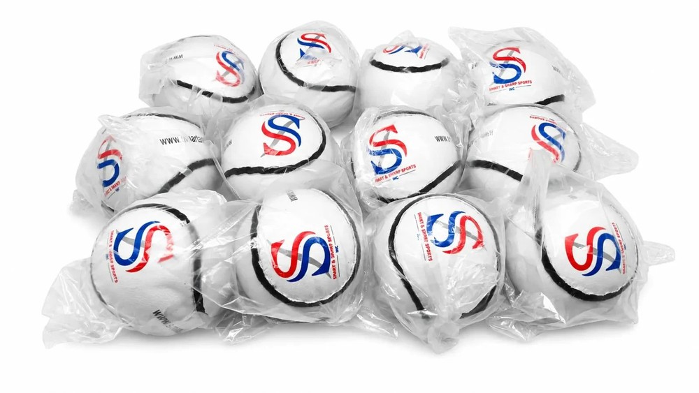 Smart & Sharp Sports Hurling Sliotar Match Ball Size 5, White
