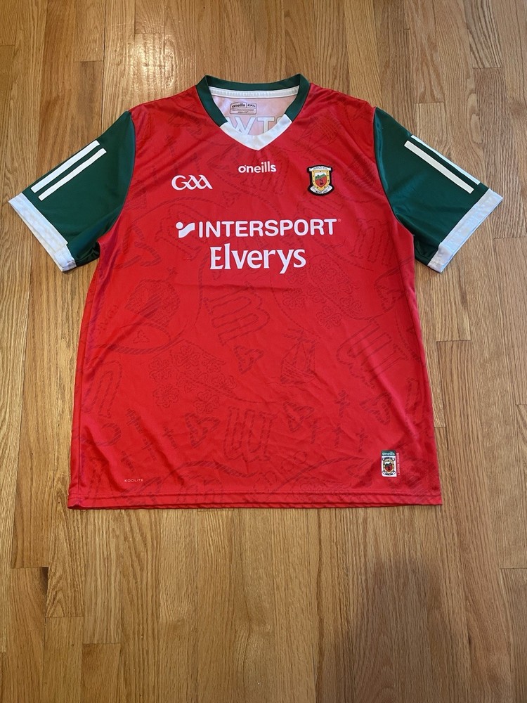 O’Neills Maigh Eo Criost Linn Mayo Jersey Shirt Size XXL Koolite
