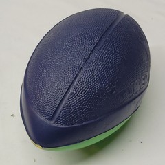 vtg 1996 Nerf Football Turbo Jr 8.5″ Foam Tonka HTF Green Blue Rare