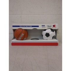 Champion Inflatable 2 pc Classic Mini Soccer Ball & Basketball, Indoor / Outdoor