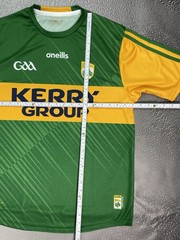 New CLARRAI O’NEILLS GEALIC Football Green Yellow Jersey GAA Size Medium