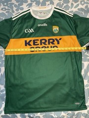 Authentic 2018 Kerry GAA Jersey Player Fit O’Neills Size 4XL Green Gold Ciarraí
