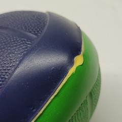 vtg 1996 Nerf Football Turbo Jr 8.5″ Foam Tonka HTF Green Blue Rare