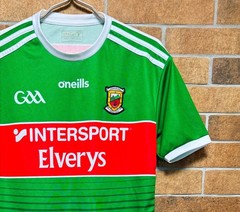 MAYO GAA MAIGH EO EIRE 2019/2020 SHIRT JERSEY O`NEILLS GAELIC SIZE S GREEN