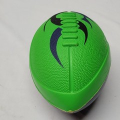vtg 1996 Nerf Football Turbo Jr 8.5″ Foam Tonka HTF Green Blue Rare
