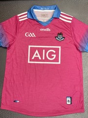 GAA O’Neills Dublin GAA Pink Jersey T-Shirt Size 14