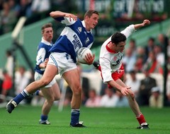 4.5/5 LAOIS GAA adults M 1997 ultra rare gaelic football shirt jersey