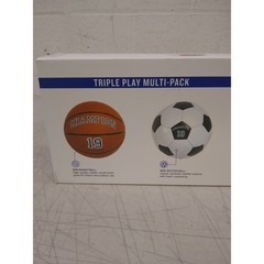 Champion Inflatable 2 pc Classic Mini Soccer Ball & Basketball, Indoor / Outdoor