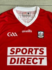 CORK GAA Men’s Red 2023 2024 O’Neills Gaelic Hurling Shirt Jersey Size M Medium