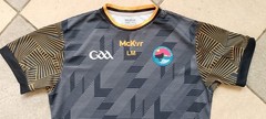 GAA Laochra Loch Lao Shirt Jersey Gray Gaelic Football McKvr Mens Size Large