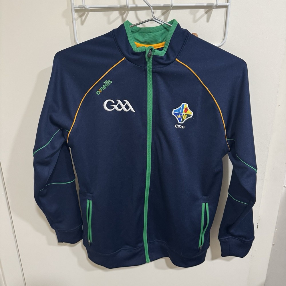 Oneill’s Gaelic Football GAA Hurling Blue Track Jacket Ireland “Eire” Age 13