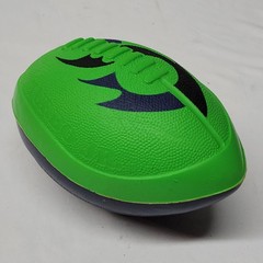 vtg 1996 Nerf Football Turbo Jr 8.5″ Foam Tonka HTF Green Blue Rare