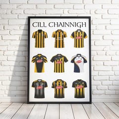 Irish Gaelic Football and Hurling GAA County Poster, A History of each County
