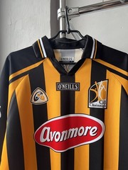 2004/07 GAA CILL CHAINNIGH KILKENNY HOME O’NEILLS VINTAGE JERSEY SHIRT GAELIC L