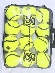 Hurling Wall Balls Sliotars Yellow Color GAA Official Size 5 Balls (12 Sliotars)