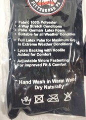 ProKnit Adult USGAA Latex Foam Palm Hurling Sports GAA Gloves – Blue – Medium
