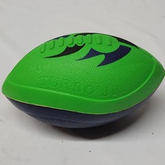 vtg 1996 Nerf Football Turbo Jr 8.5″ Foam Tonka HTF Green Blue Rare