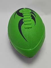 Nerf Football Turbo Jr 1996 8.5″ long Vintage Tonka HTF Green Blue Rare Vintage