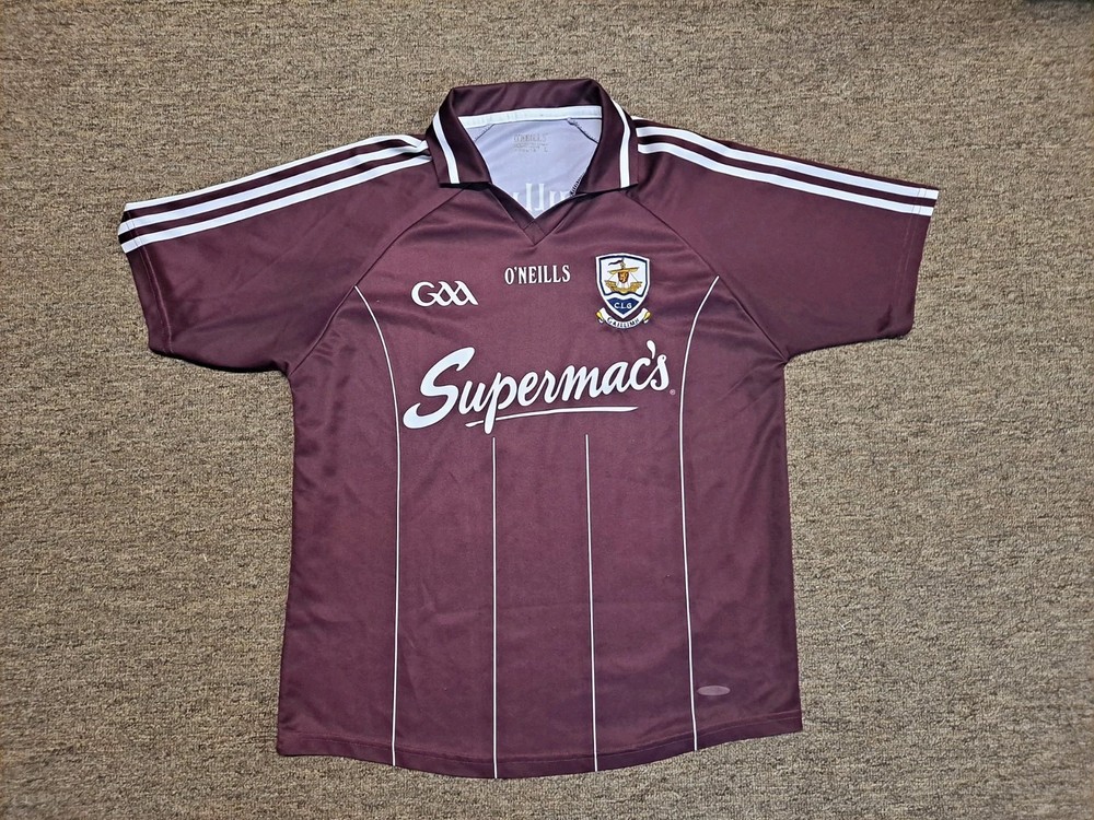 Vintage O’Neills Galway GAA Jersey 2010 Ireland Supermacs Koolite Shirt Large L