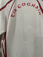 O’Neills Tír Eoghain Gaelic Football Jersey Short Sleeve White/Red/Black S