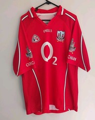 Cork GAA Gaelic Football 2004 Home Jersey Shirt O’Neills