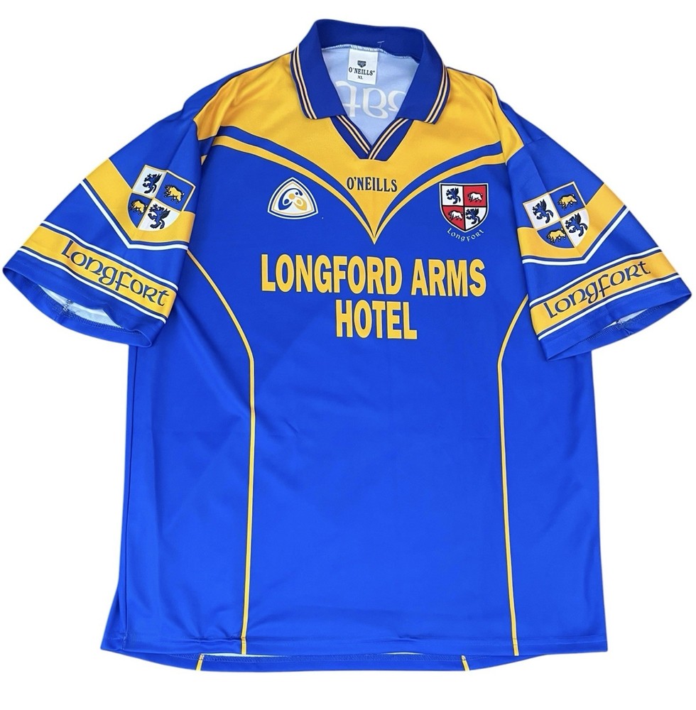 100% Authentic GAA Gaelic 2002/04 Longford GAA Jersey XL Men New