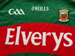 Mayo GAA 2015/16 Home Jersey Elverys Gaelic Football Shirt O’Neills size L
