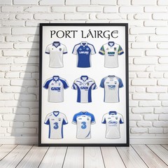 Irish Gaelic Football and Hurling GAA County Poster, A History of each County